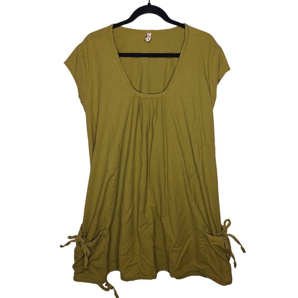 Avatar Clothing Oversized Tunic Top Dress Parachute Medium Cotton Lagenlook
